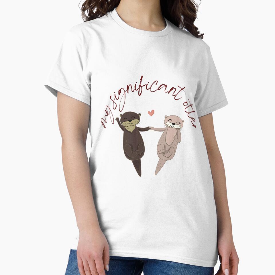 My Significant Otter- Valentine's Day Animal Puns and Gifts by designsbyreaia