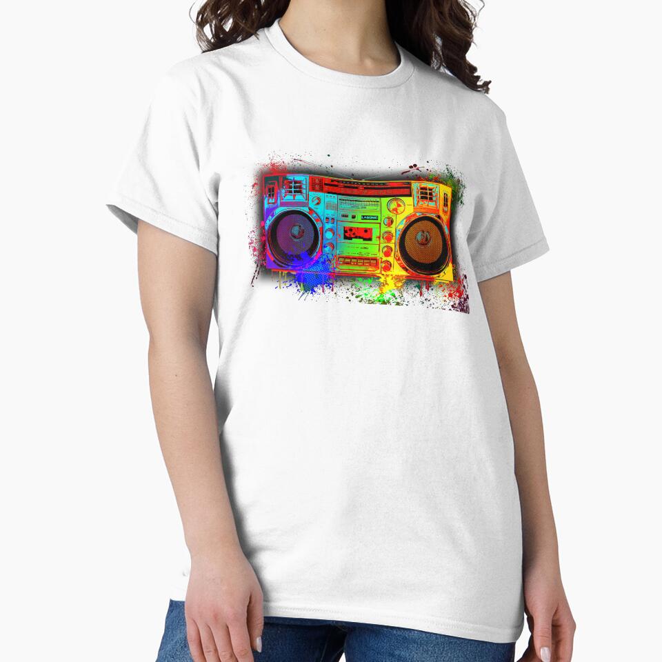 Colorized Ghetto Blaster - Boombox Dance Music by -Koleidescope