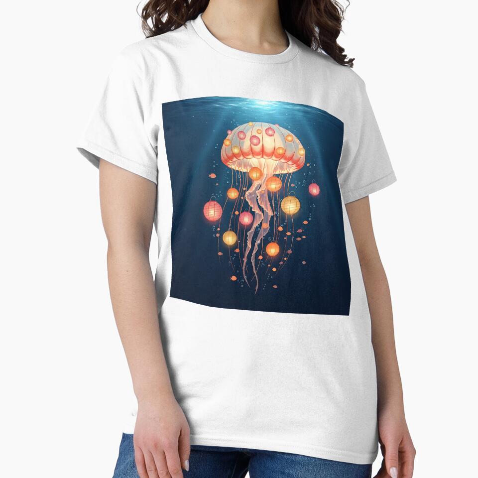 Glowing Paper Lantern Jellyfish by Michaelragheb