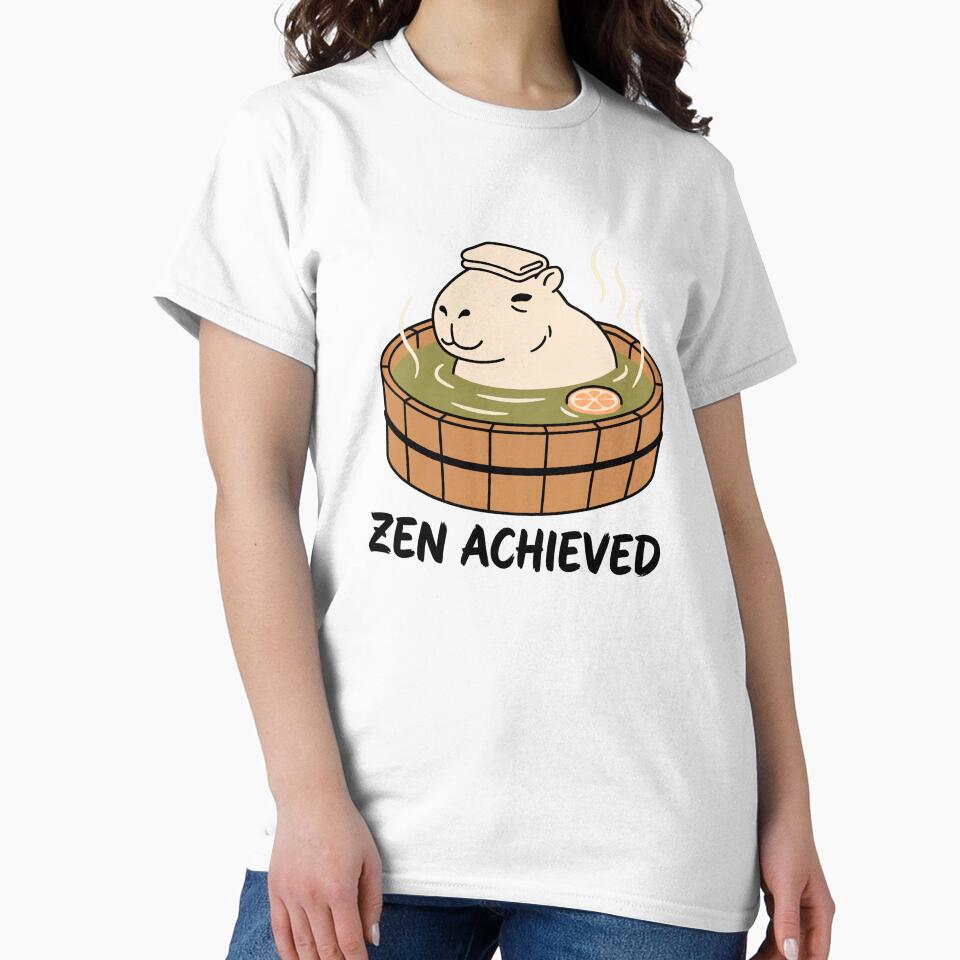 Zen Achieved / Onsen Capybara by Yos-Design-Stoa