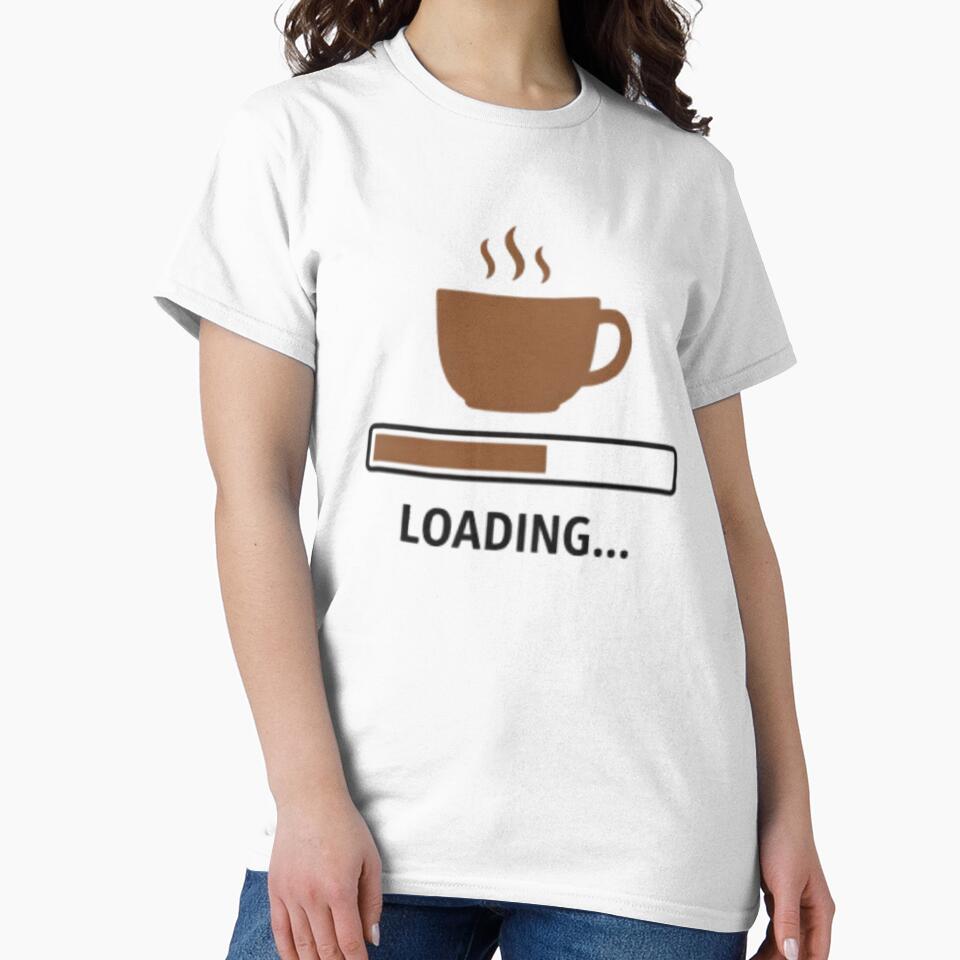 Coffee Loading… Funny Caffeine Lover Design | Morning Coffee Vibes by CosmicSplendor