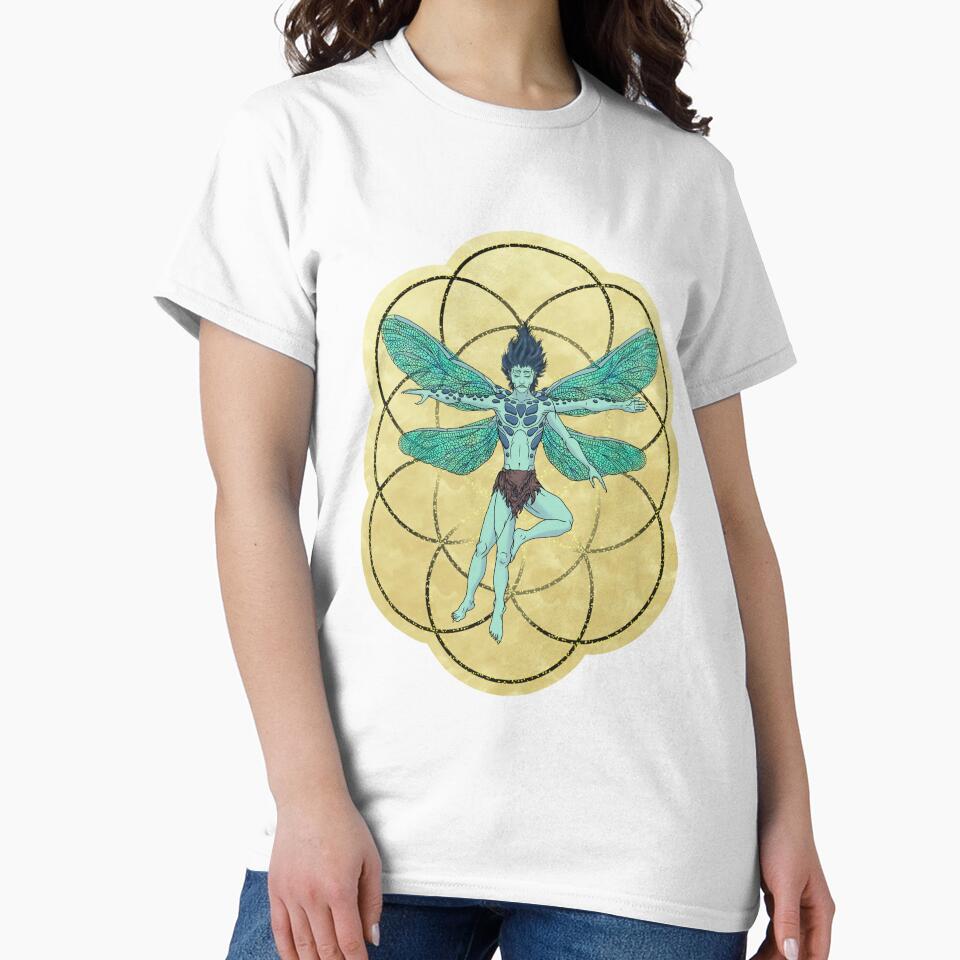 Vitruvian Sprite - Sea foam by joshwarrenart