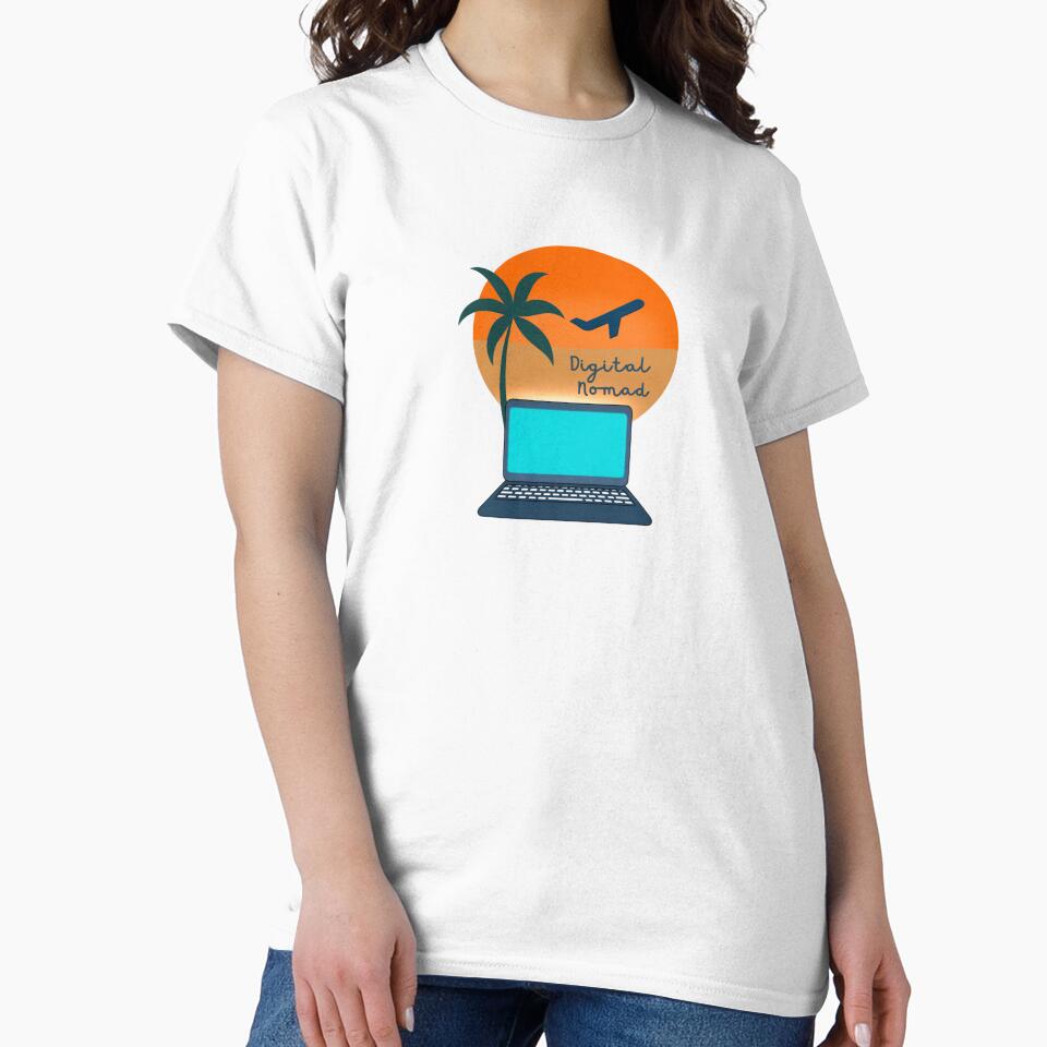 Digital Nomad Sunset Travel Design by Yogabyadeola