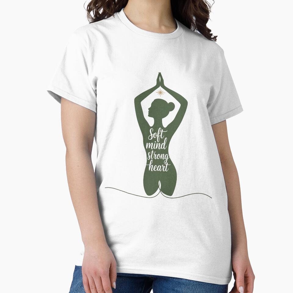 Soft Mind Strong Heart with Star for Yoga Practice and Zen Living by 108stillness
