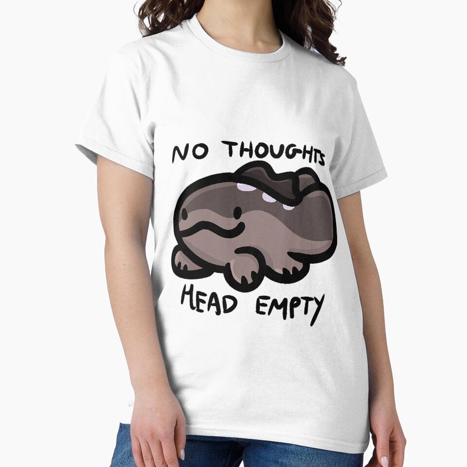 No Thoughts Head Empty by beastpack-art