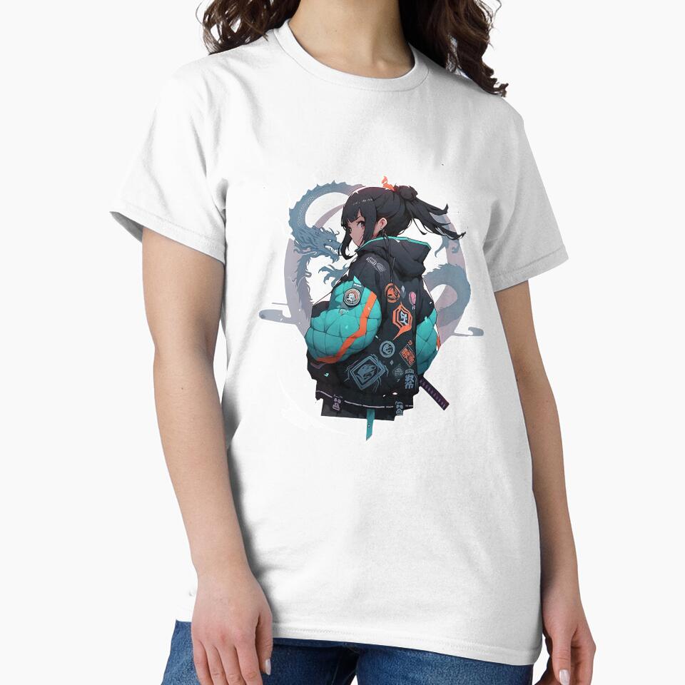 Modern-Day Ronin / Blue Coat Samurai Girl by MK3DESIGN