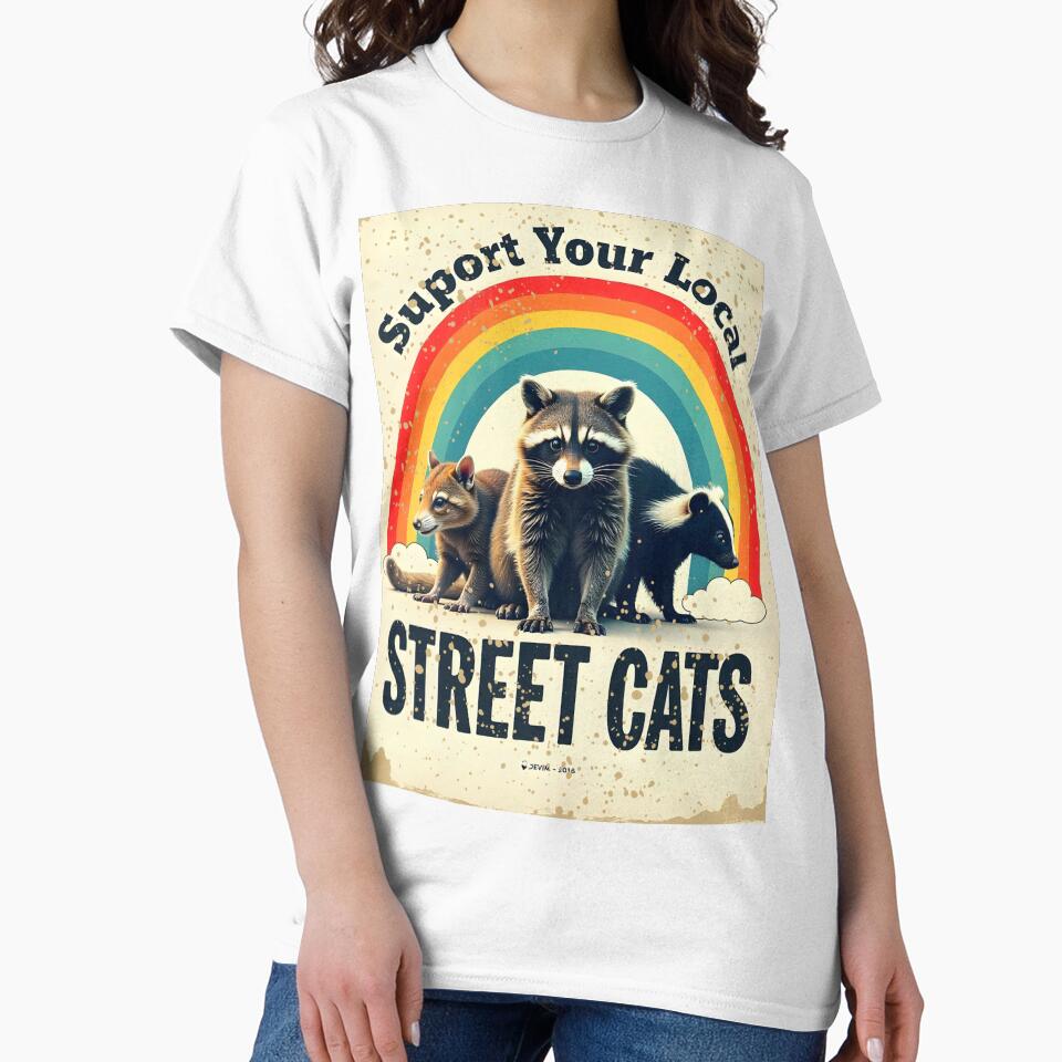 Street Cats - Urban and bold T-shirt by wanado