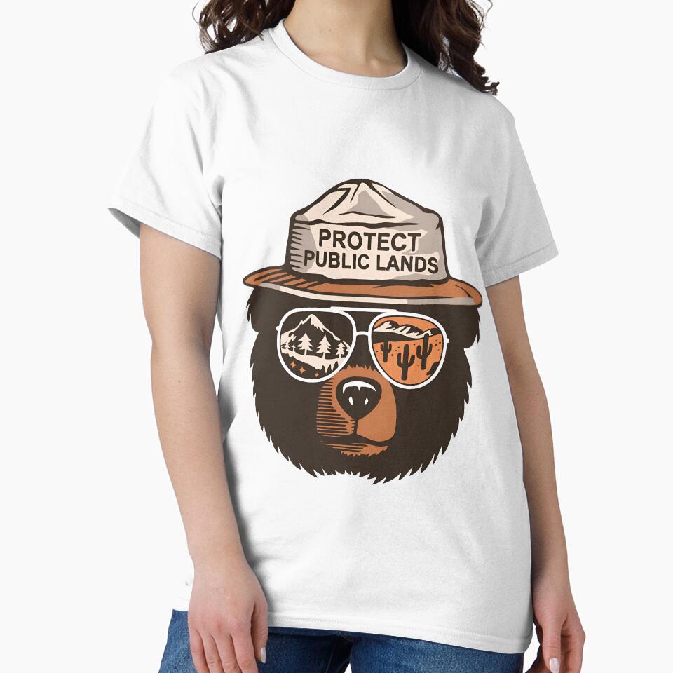 Protect our public lands - resist smokey the bear national parks awareness by SimsimahLaughs