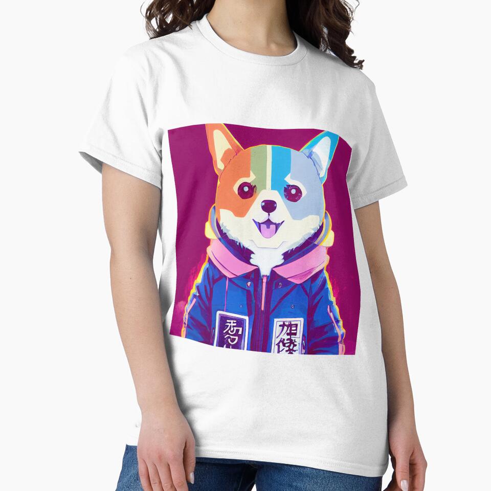 Cutest Corgi as retro anime by Studiowatermars