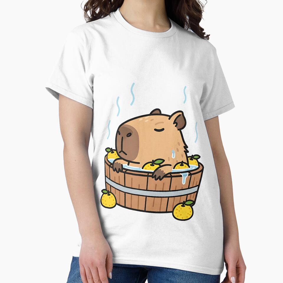 Zen Capybara in Yuzu Onsen | Chilling Capybara by Oni & Ocha