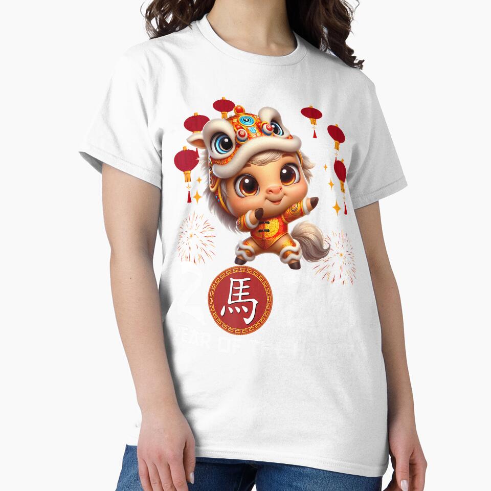Year Of The Horse 2026 Chinese Lunar New Year Zodiac Horse by KristinCleo