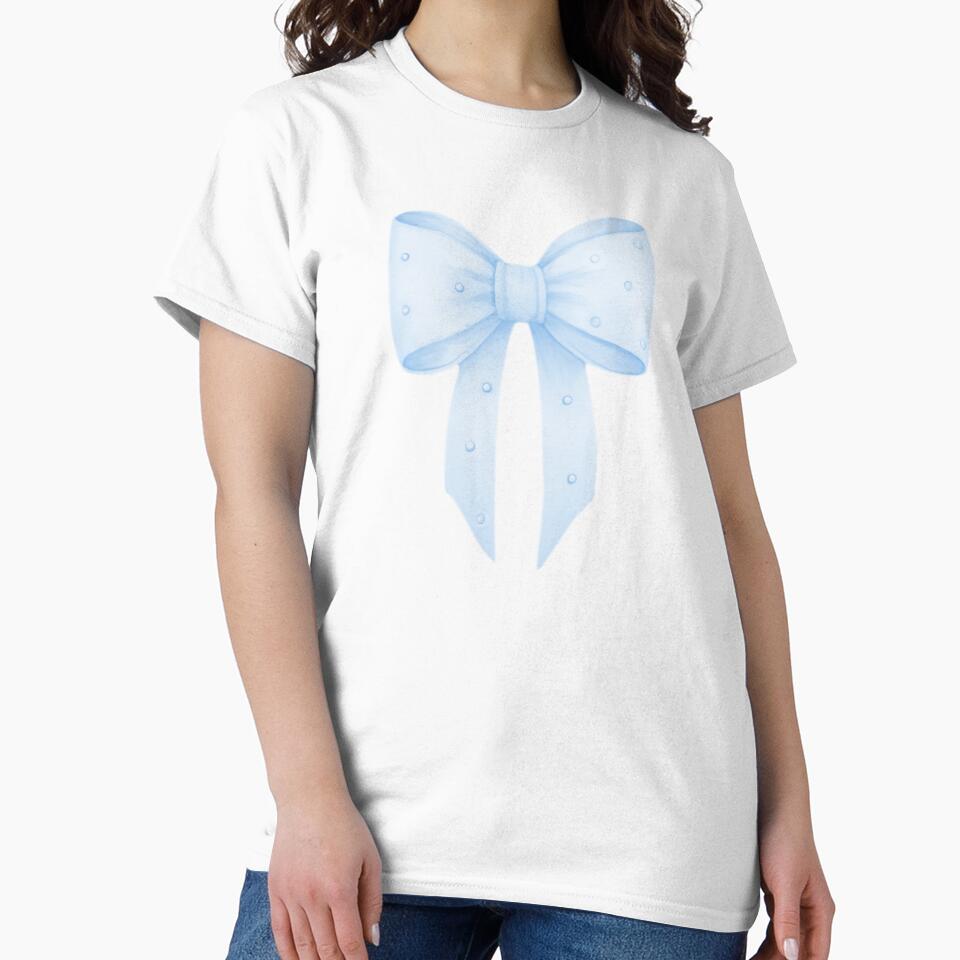 Blue Bow Coquette by Desert Manna Designs