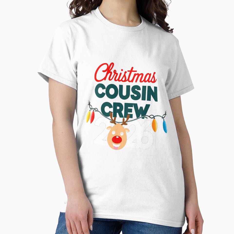 Christmas Cousin Crew 2026 Reindeer Family Matching by lht6474