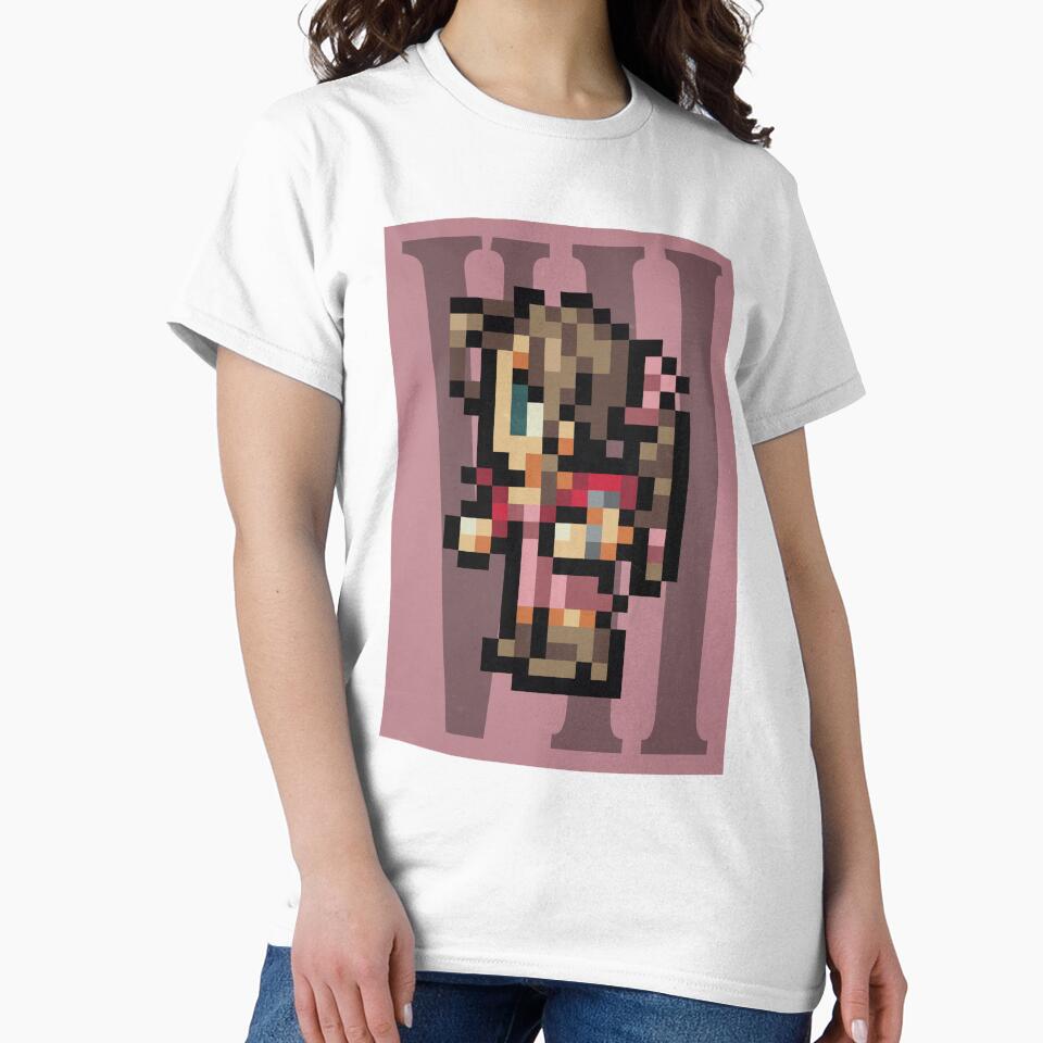Final Fantasy VII - Aerith Sprite by SpriteZone