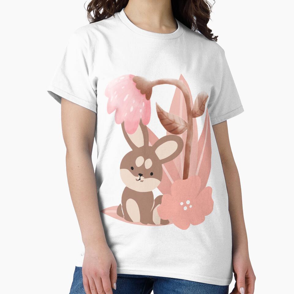 Boho Garden and Rabbit by Vachala