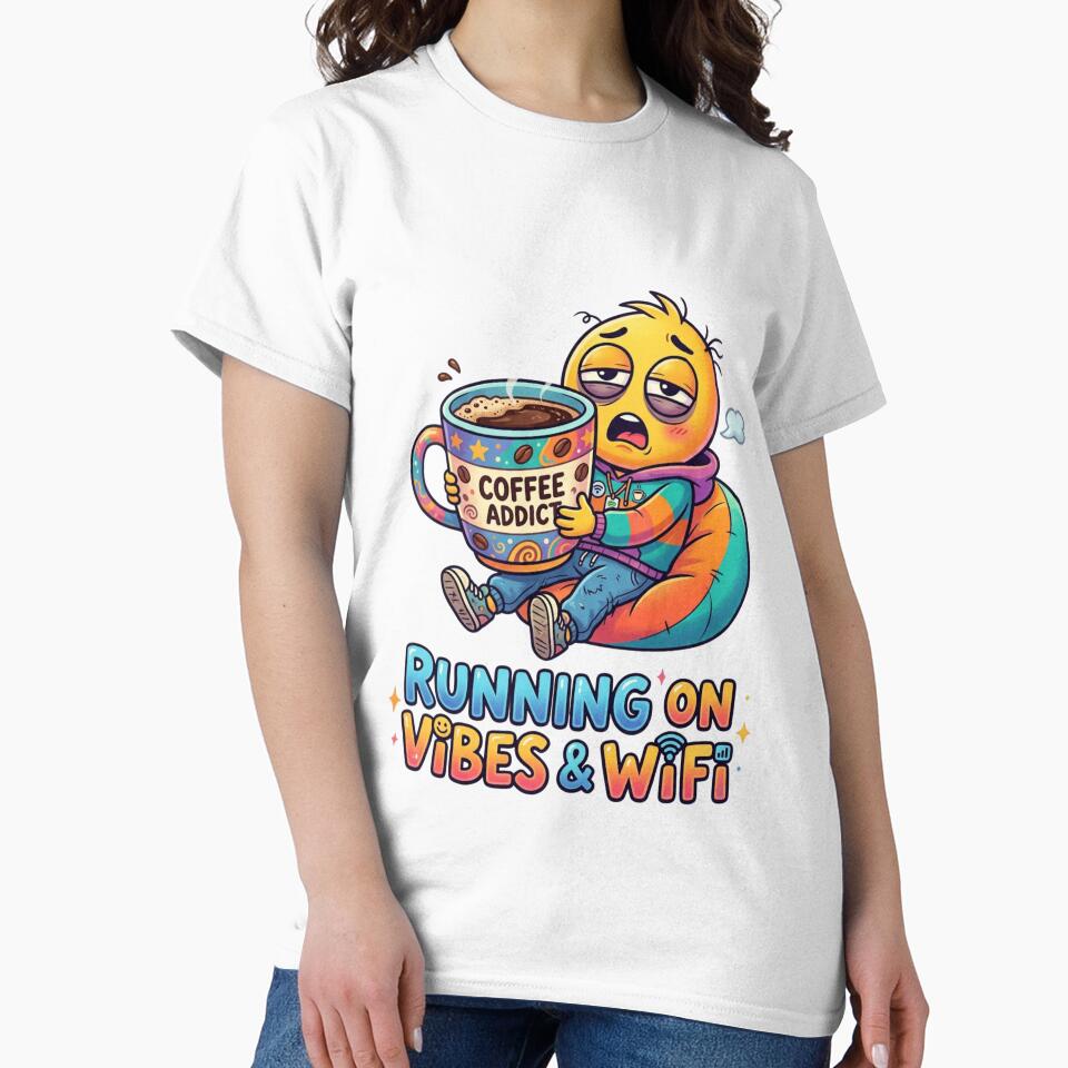 Running on Vibes & WiFi by StickVerse by Owais