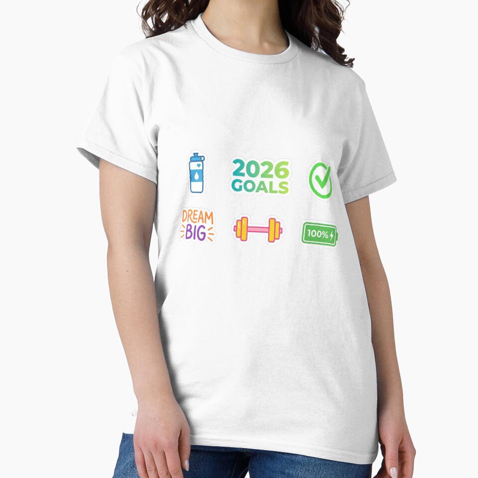 2026 New Year Resolutions Motivation Sticker Pack by BKPrintDesing