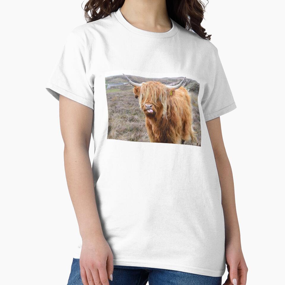 Funny Shaggy Highland Cow by TheAnimalZ00