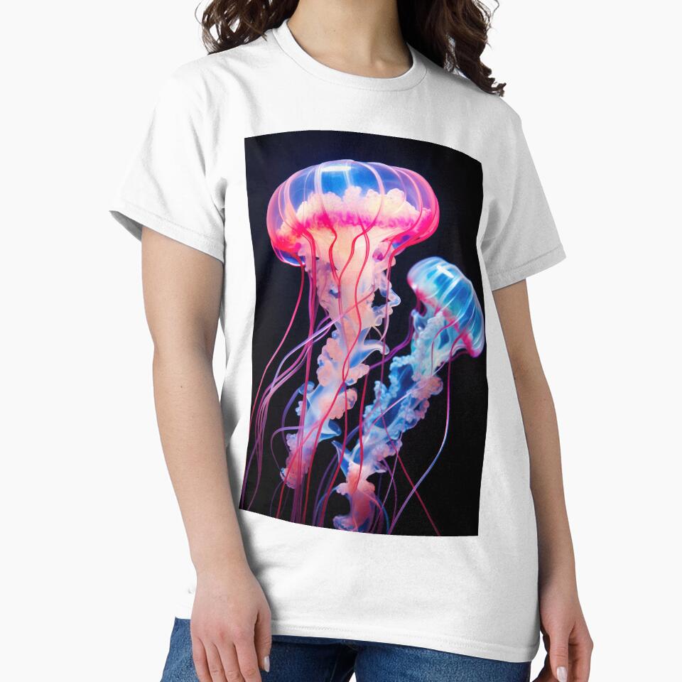 Jellyfish 01 Blue and Pink by mhfoto