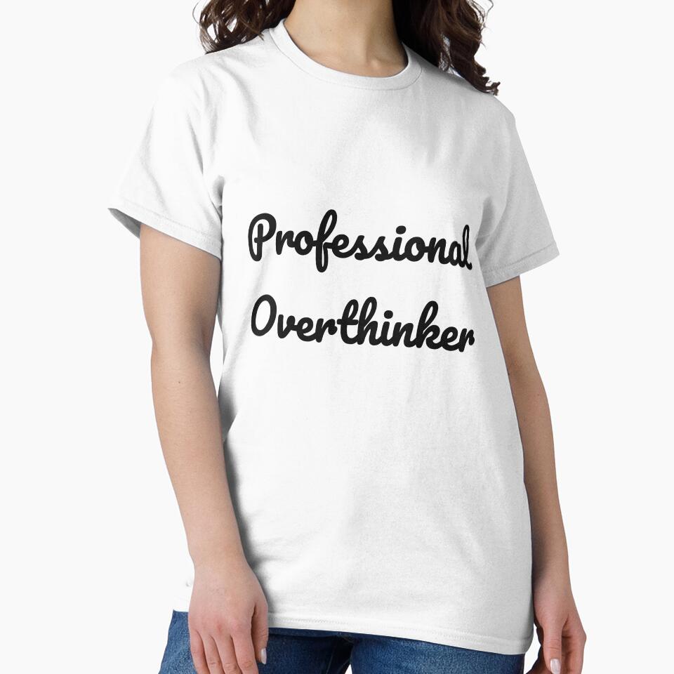 Professional Overthinker by low battery meme design