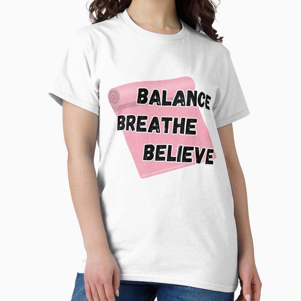 Balance Breath Believe by ZenAuraBoutique