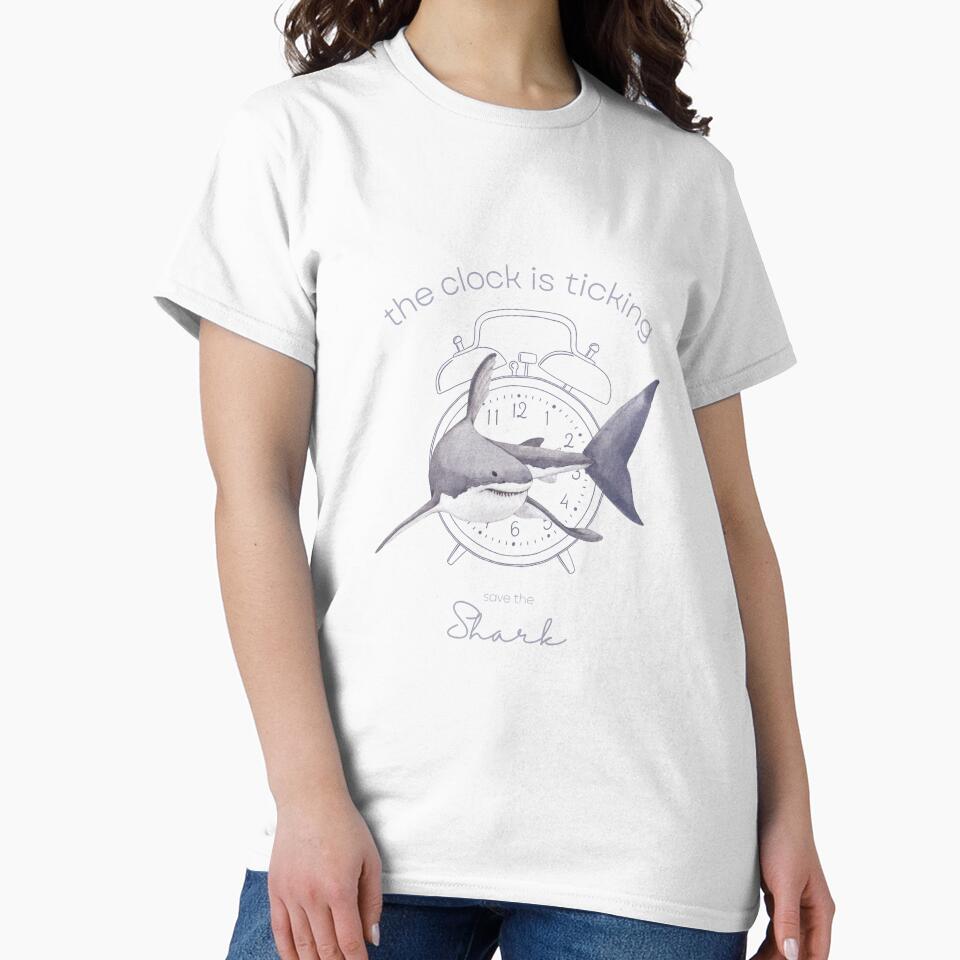 Protect The Shark Save the Shark The Clock is Ticking Coasters by MagicWolfStar