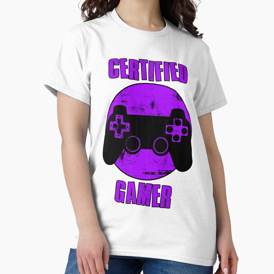 Certified Gamer, Gift for a Gamer by FNStuff