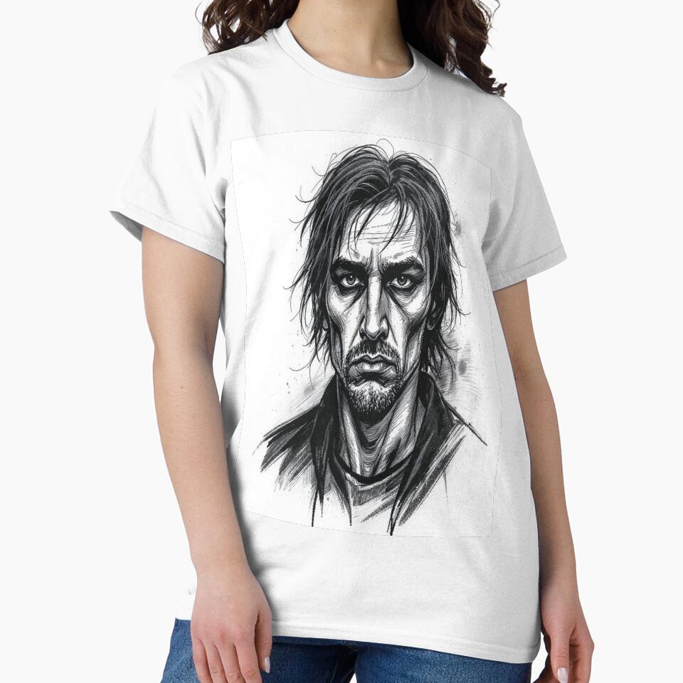 Hand-Drawn Grunge Portrait by TONSNAP