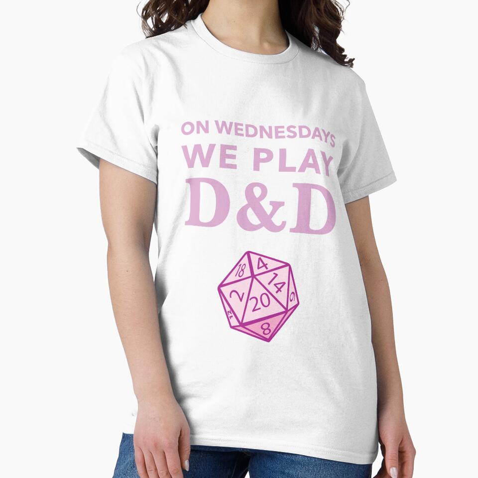 On Wednesdays We Play D&D - Pink by whatfollows