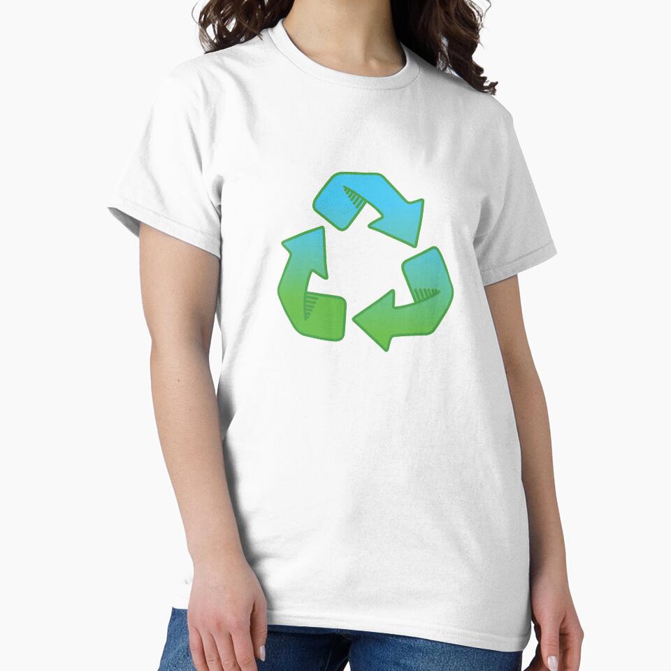 Green Living Recycling Symbol Climate Change Awareness by ElJimmo