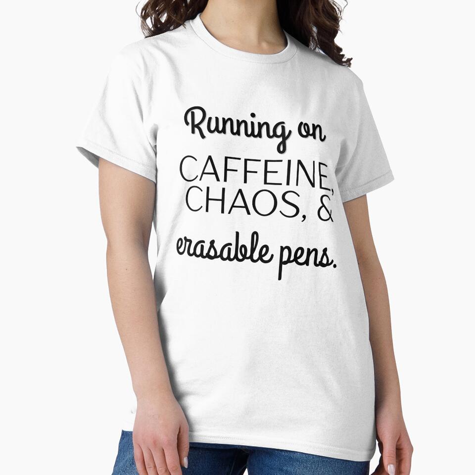 Running on Caffeine, Chaos, and Erasable Pens by Fed Up! Goods