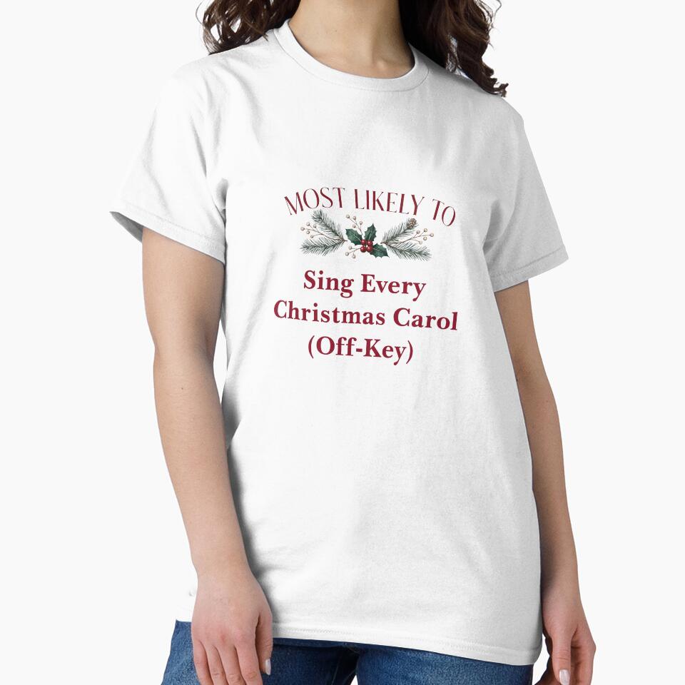 Most Likely To Sing Every Christmas Carol (Off-Key) by digital.stickerperso.com