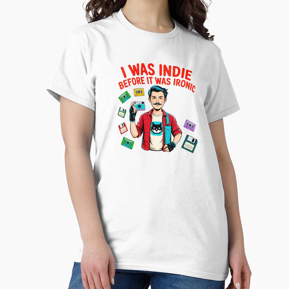 Indie Hipster Retro Tech Ironic Statement by Amanda's Factory