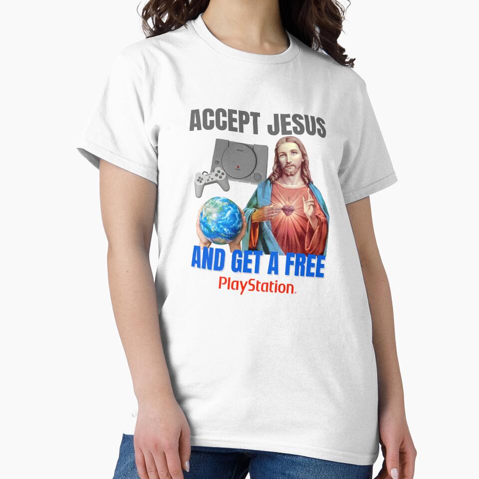 Funny Oddly Specific Nostalgic Jesus Video Game by creepytoesart