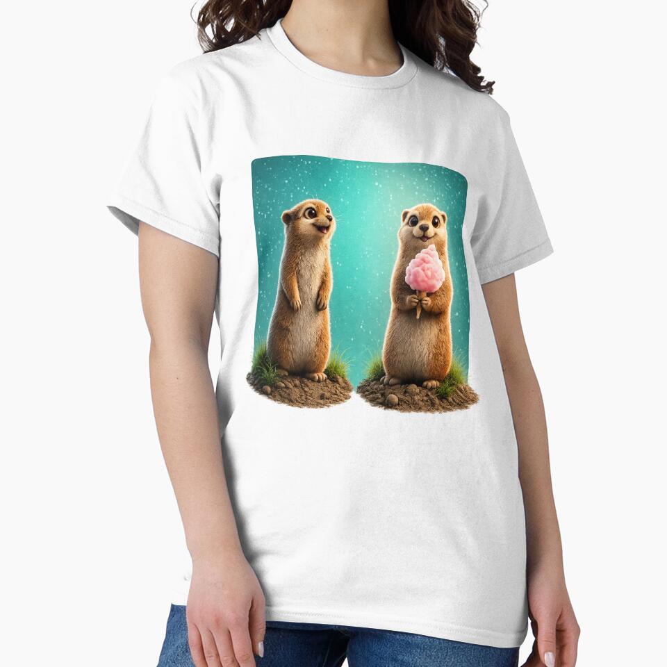Cute Meerkats with Cotton Candy by LiMarchee