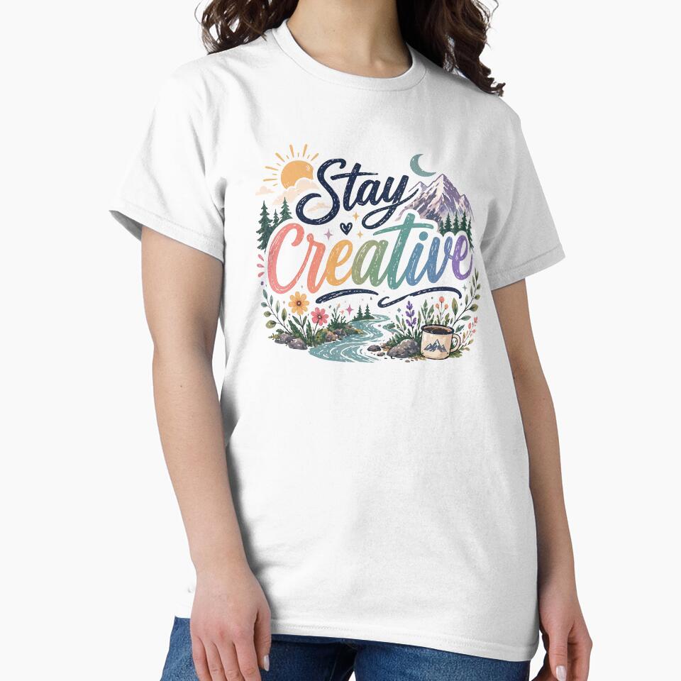 Stay Creative - Artistic Motivation by Myra365Art