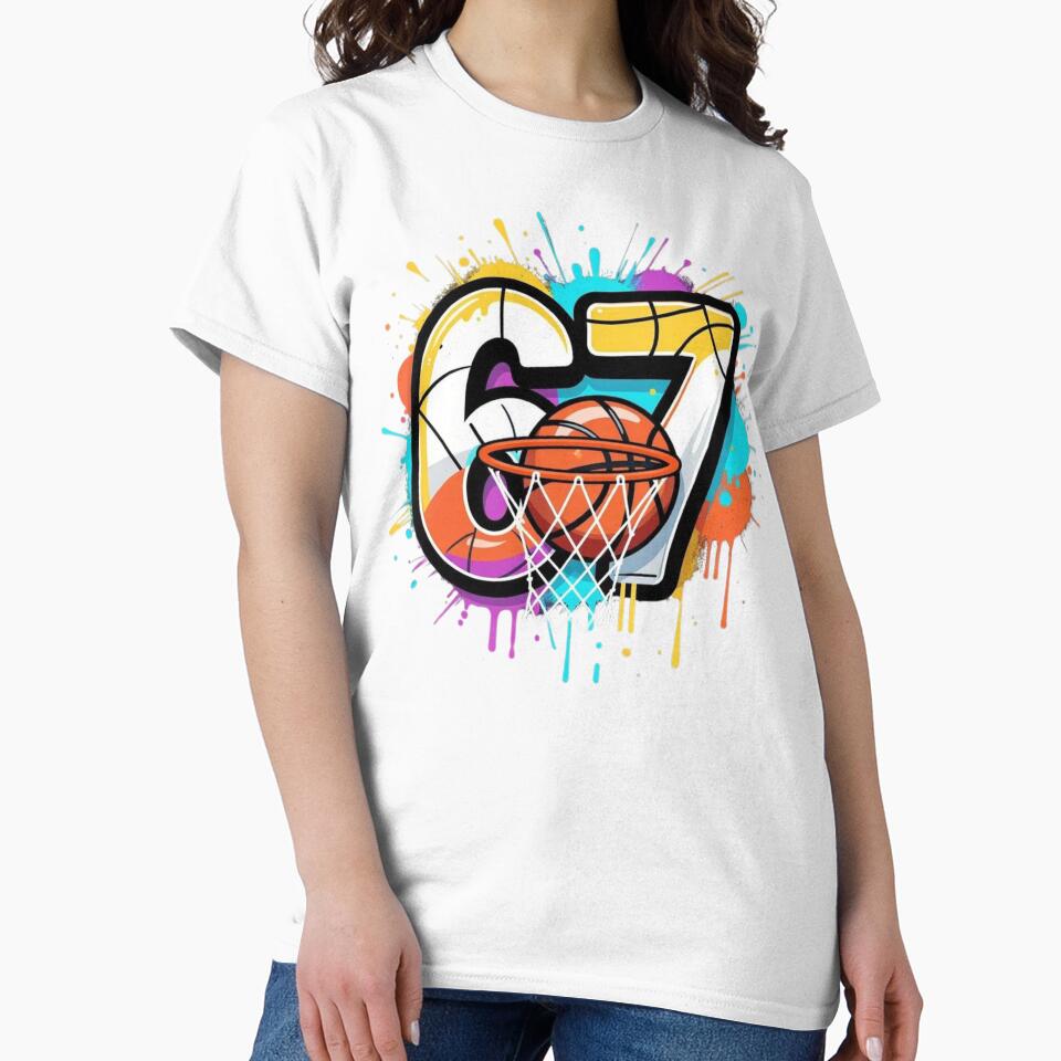 Gen Alpha Slang Kids 67 Basketball Ice Cream Drip by GrumpySableye