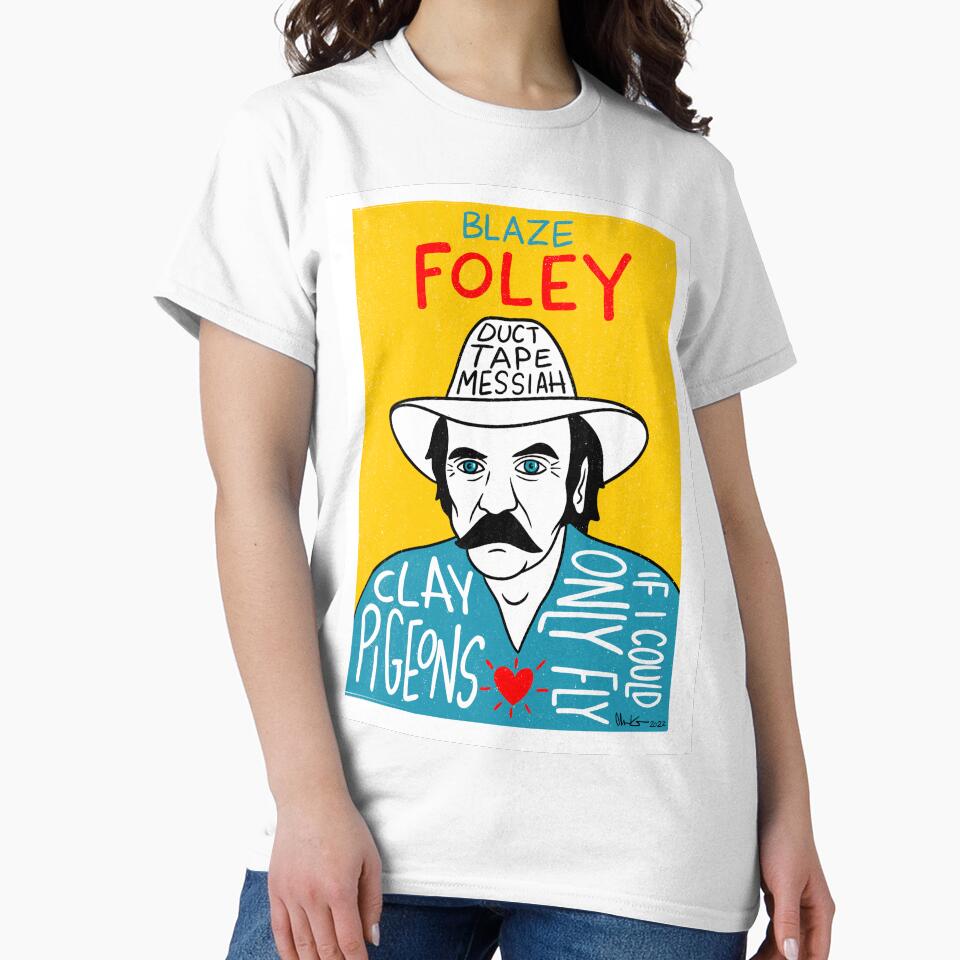 Blaze Foley Country Music Folk Art by krusefolkart