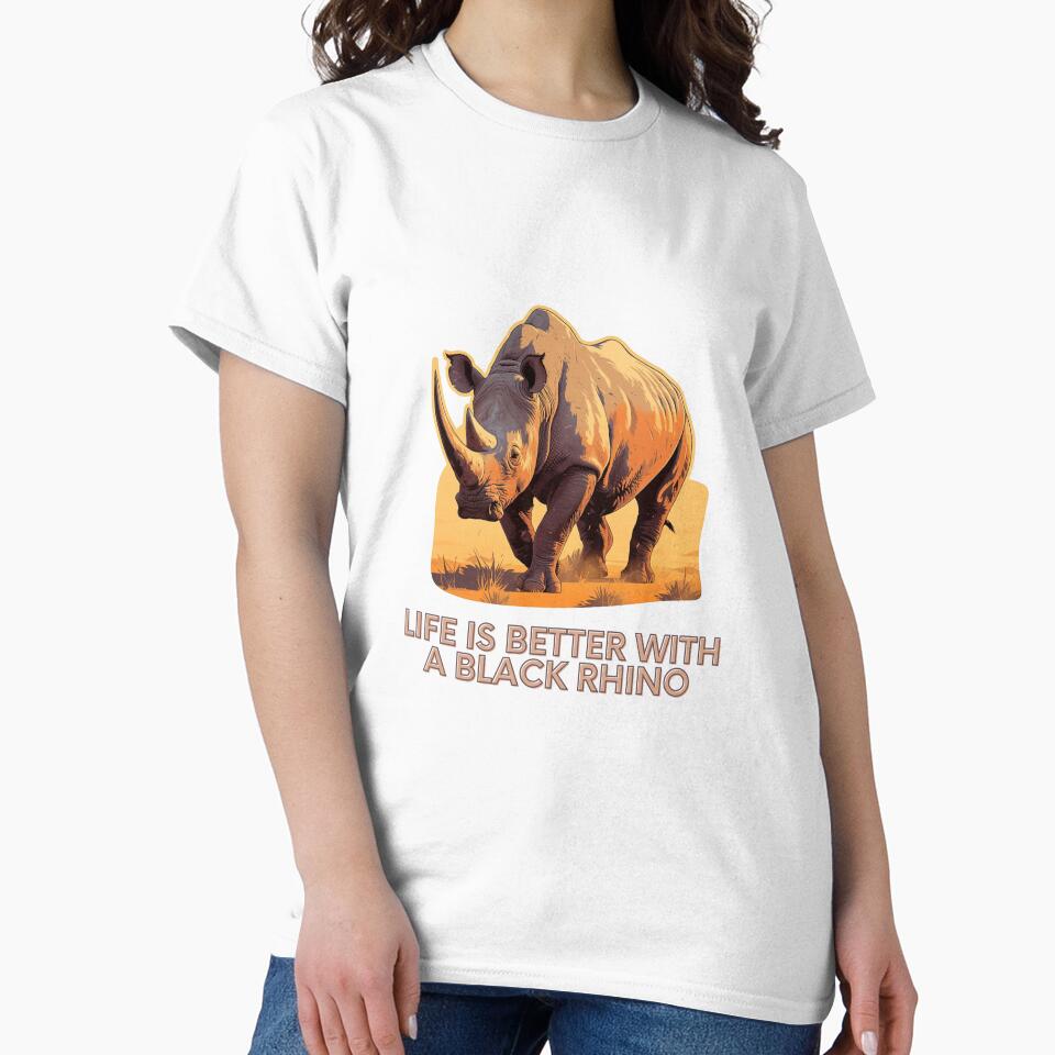 Black Rhino Endangered species by SMARTKIT  DESIGNAGENCY