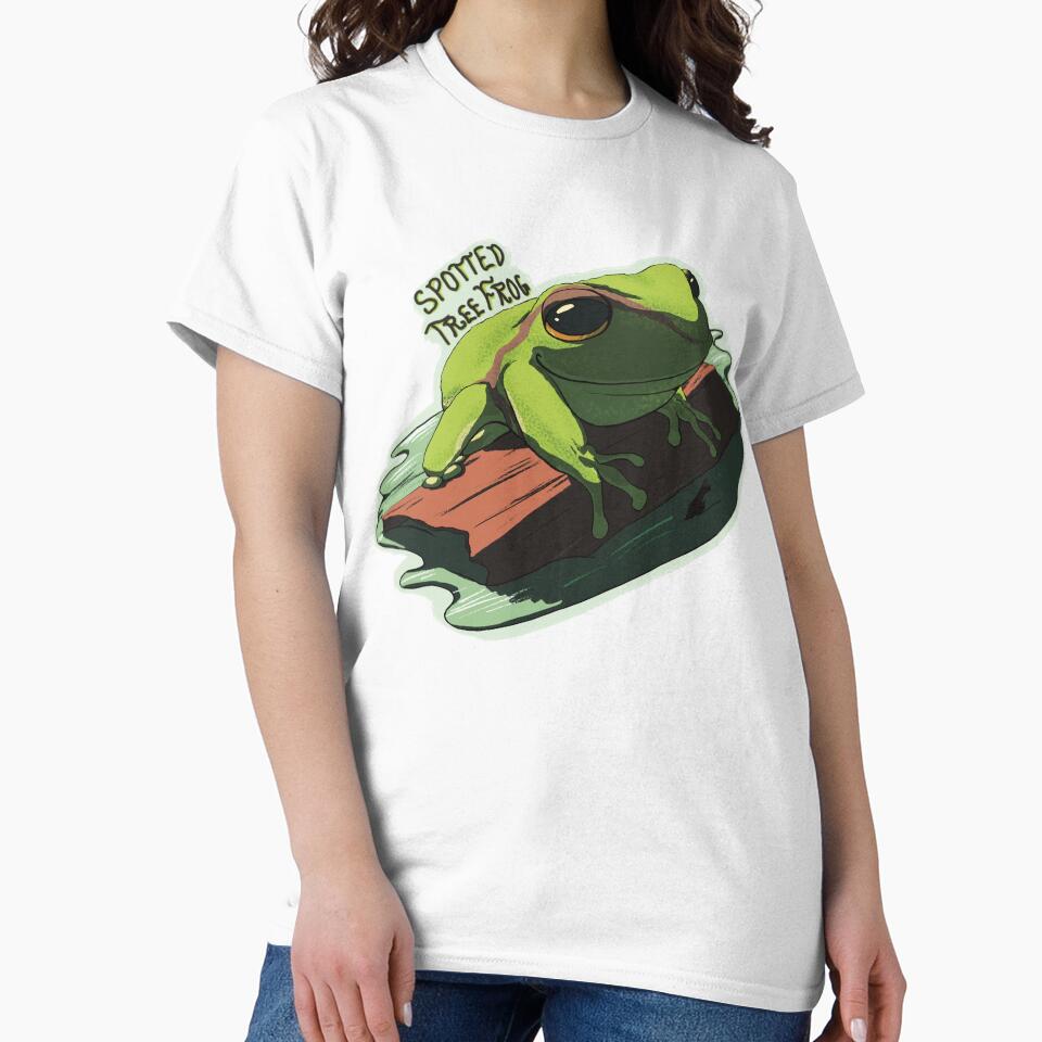 Spotted Tree Frog (Endangered Species) by Dragon Blossom Art