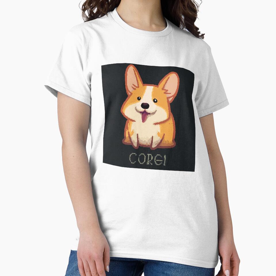 Corgi Series Star_Style A_010, dog animal funny cute T-Shirt shirt CorgiMANIA by aniMo Japan