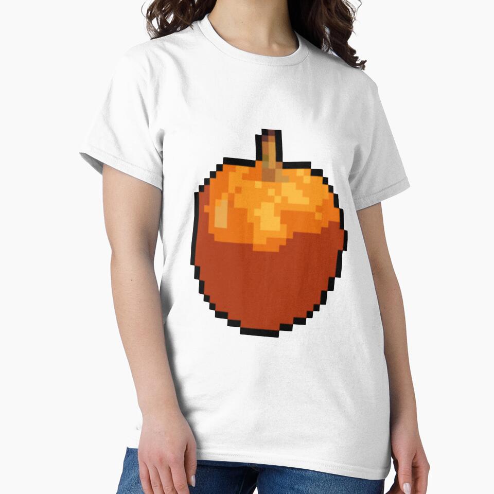 Pixel Art Orange Fruit by Memeloaded