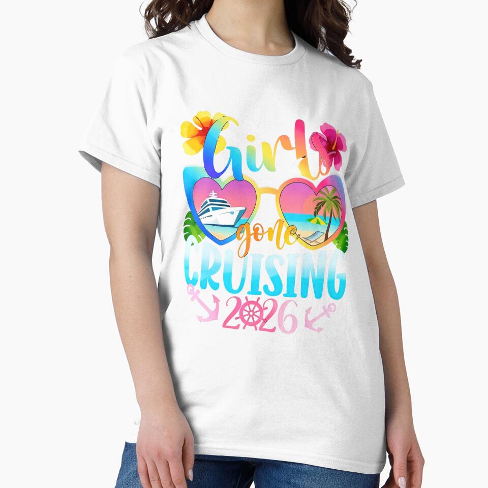 Girls Gone Cruising 2026 Cruise Vacation Trip Funny Besties by CosmoKitsch