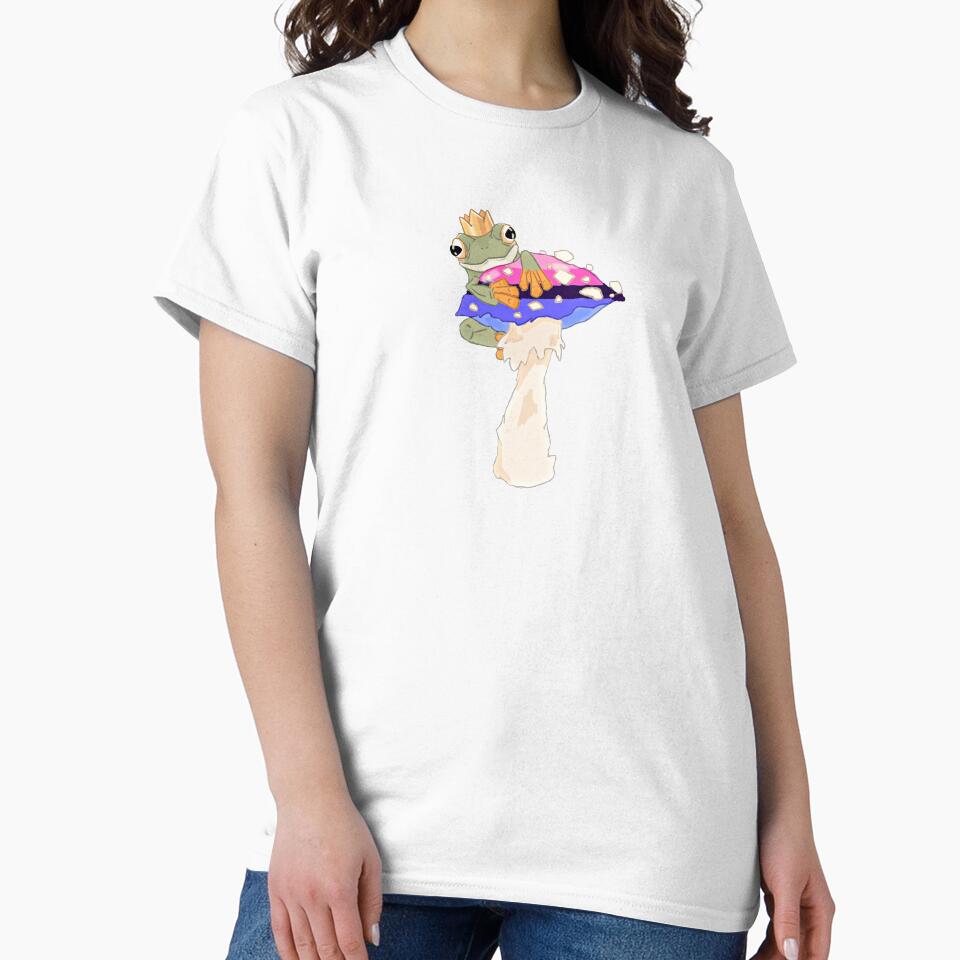 Omnisexual Pride Frog on a Mushroom by ghostscreations