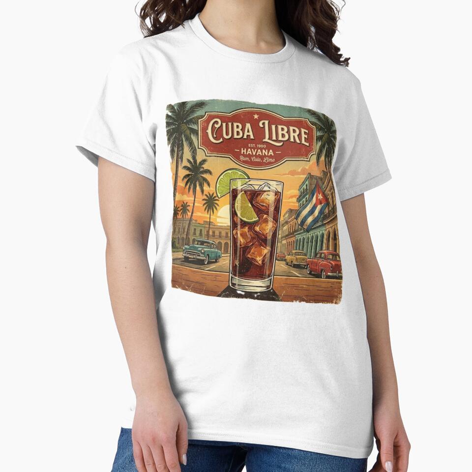Cuba Libre – Vintage Havana Cocktail Art by VladisWorld
