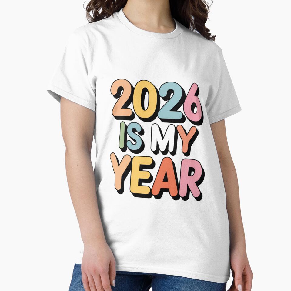 2026 Is My Year – Bold Motivational Typography by ABLAT-CREATIONS
