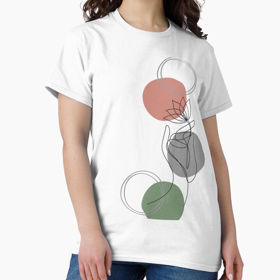 Abstract Floral Geometry Harmony by Hummy-studio