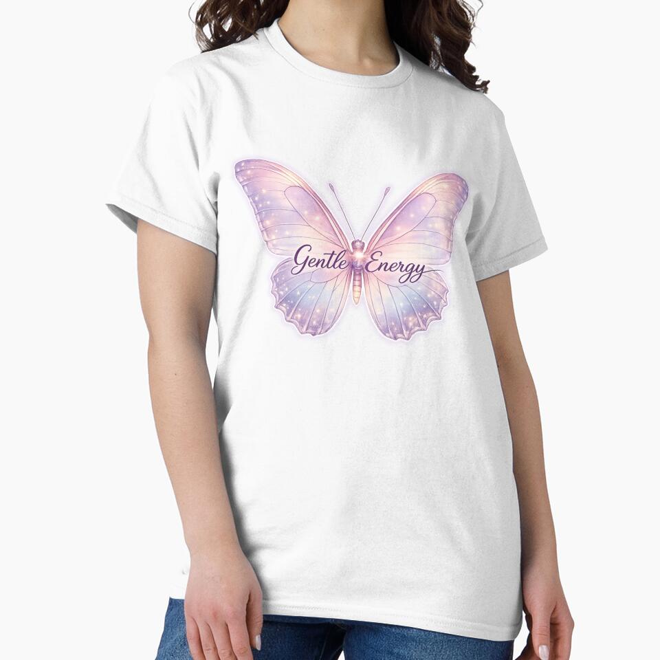 Gentle Energy Butterfly – Soft Pastel Aesthetic Design by DreamelleStudio