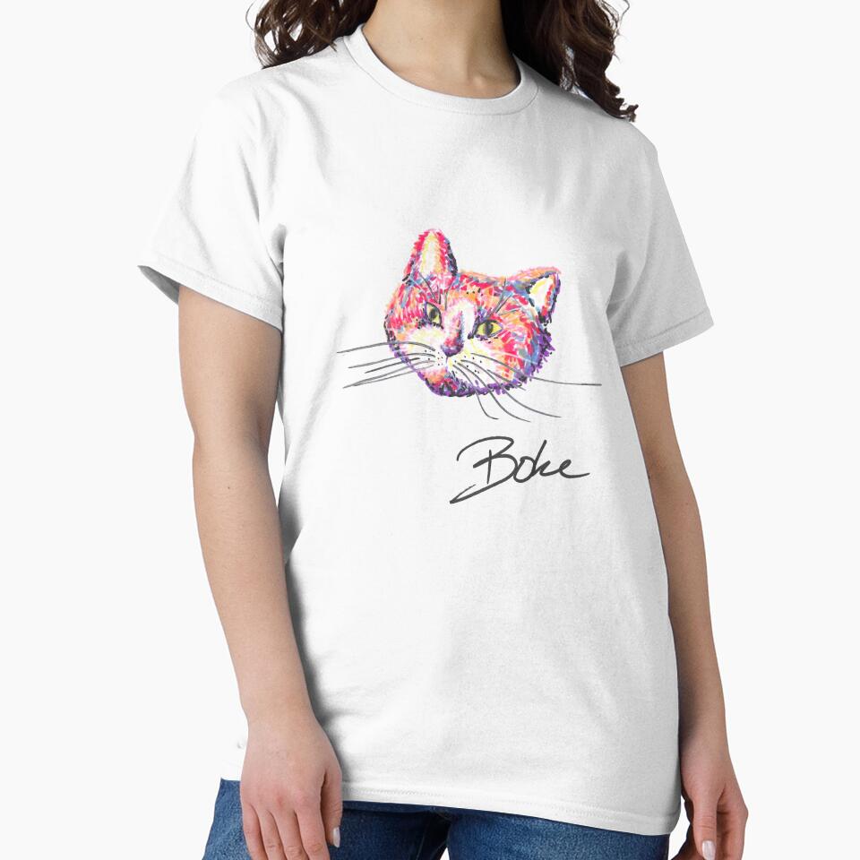 Sketchy Color Cat Portait Boke by BOKEbyTC