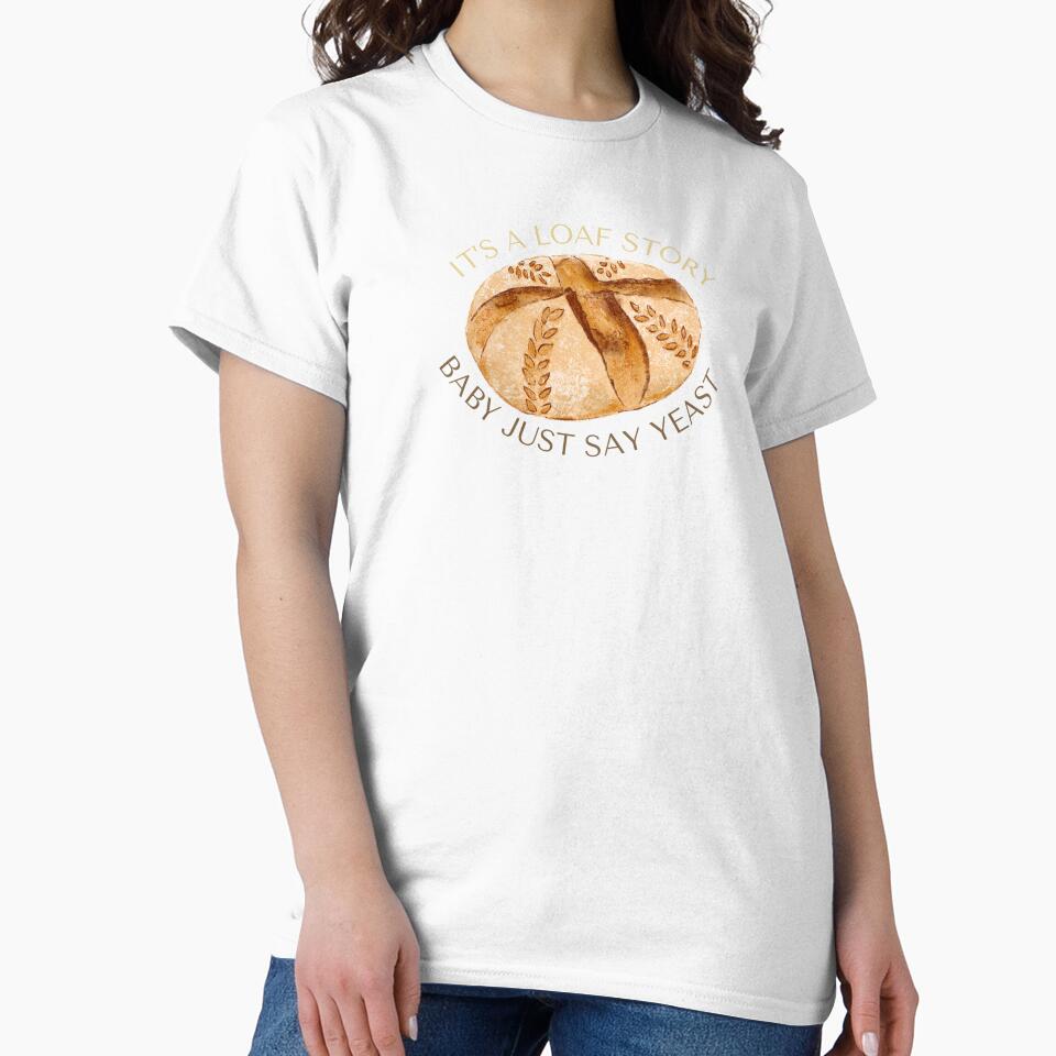 its' a loaf story sourdough bread pun by Niji Hibana
